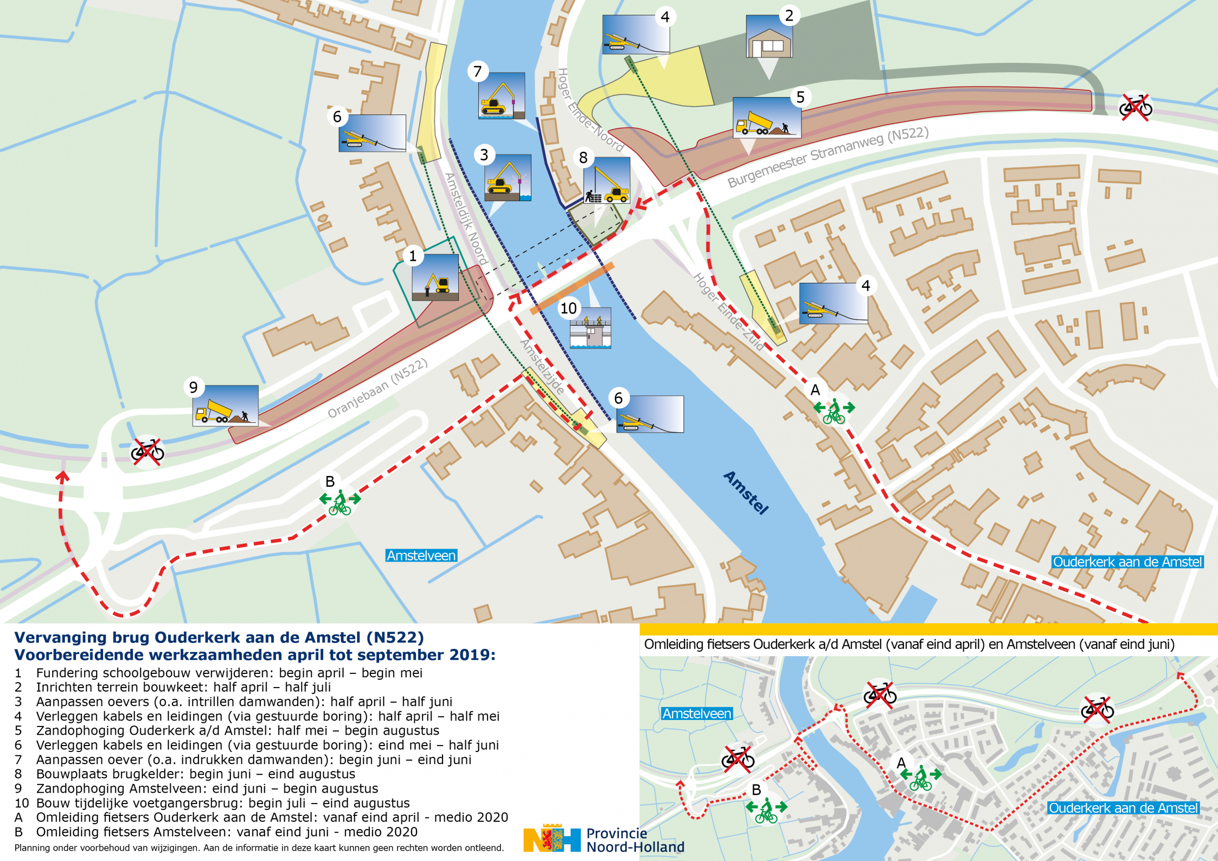 Mijs kaart infographic brug Oudekerk a.d. Amstel